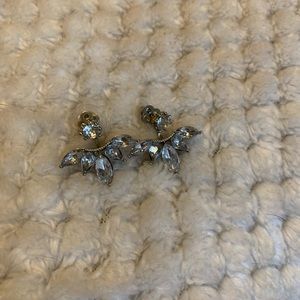 Post back drop earrings